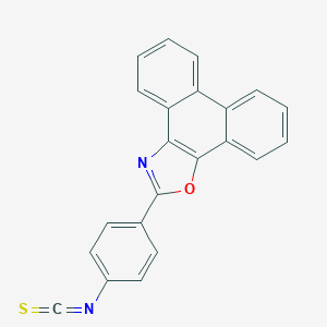 molecular formula C22H12N2OS B126553 4-(Phenanthro[9,10-d]oxazol-2-yl)phenyl isothiocyanate CAS No. 154954-02-6