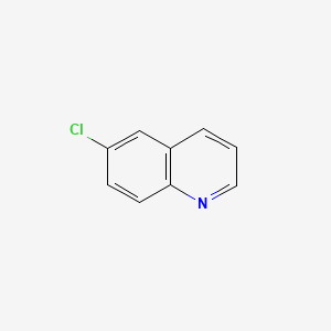 molecular formula C9H6ClN B1265530 6-Chloroquinoline CAS No. 612-57-7