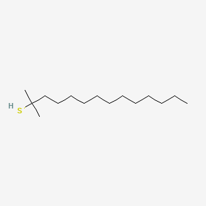 molecular formula C15H32S B12655307 tert-Pentadecanethiol CAS No. 26544-03-6