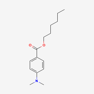 molecular formula C15H23NO2 B12655317 Hexyl 4-(dimethylamino)benzoate CAS No. 84604-78-4