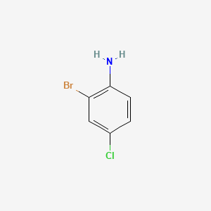 molecular formula C6H5BrClN B1265534 2-溴-4-氯苯胺 CAS No. 873-38-1