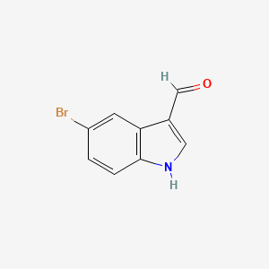 molecular formula C9H6BrNO B1265535 5-Bromoindole-3-carboxaldehyde CAS No. 877-03-2