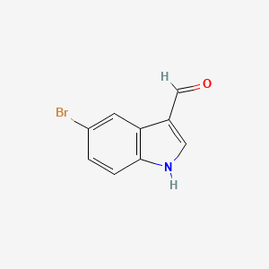 molecular formula C9H6BrNO B1265535 5-Bromo-1H-indole-3-carbaldehyde CAS No. 877-03-2