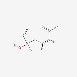 molecular formula C10H16O B12655369 (Z)-(1)-3,7-Dimethylocta-1,5,7-trien-3-ol CAS No. 54831-37-7