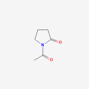 molecular formula C6H9NO2 B1265537 N-Acetyl-2-pyrrolidone CAS No. 932-17-2
