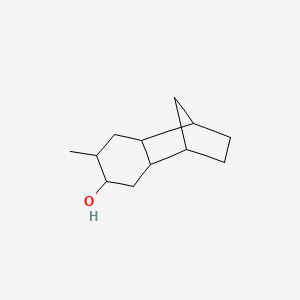 molecular formula C12H20O B12655373 Decahydro-7-methyl-1,4-methanonaphthalen-6-ol CAS No. 85866-07-5