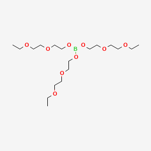 molecular formula C18H39BO9 B12655380 Tris(2-(2-ethoxyethoxy)ethyl) borate CAS No. 42598-88-9