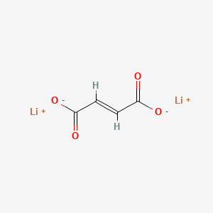 molecular formula C4H2Li2O4 B12655390 Dilithium fumarate CAS No. 24820-18-6