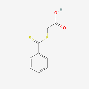 molecular formula C9H8O2S2 B1265541 S-(Thiobenzoyl)thioglycolic acid CAS No. 942-91-6