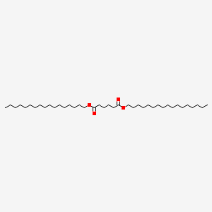molecular formula C40H78O4 B12655416 Diheptadecyl adipate CAS No. 26719-27-7