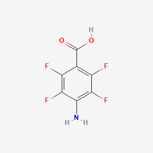 molecular formula C7H3F4NO2 B1265542 4-Amino-2,3,5,6-tetrafluorobenzoic acid CAS No. 944-43-4