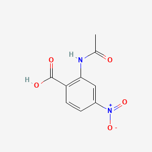 molecular formula C9H8N2O5 B1265544 2-乙酰氨基-4-硝基苯甲酸 CAS No. 951-97-3