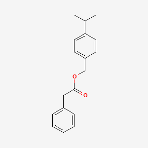 molecular formula C18H20O2 B12655465 4-Isopropylbenzyl phenylacetate CAS No. 94087-24-8