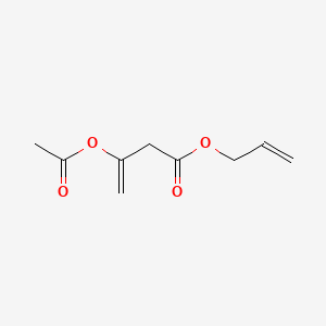 molecular formula C9H12O4 B12655476 Allyl 3-(acetoxy)but-3-enoate CAS No. 85455-69-2