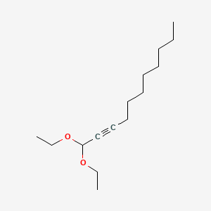 molecular formula C15H28O2 B12655480 1,1-Diethoxyundec-2-yne CAS No. 84681-84-5