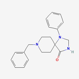 B1265550 8-Benzyl-1-phenyl-1,3,8-triaza-spiro[4.5]decan-4-one CAS No. 974-41-4