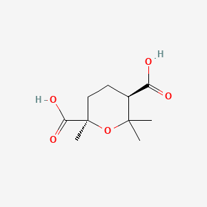 molecular formula C10H16O5 B12655524 Dneolil-cic acid CAS No. 473-18-7