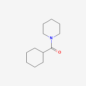 molecular formula C12H21NO B12655601 Piperidine, 1-(cyclohexylcarbonyl)- CAS No. 7103-46-0