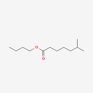 molecular formula C12H24O2 B12655619 Butyl isooctanoate CAS No. 84878-23-9