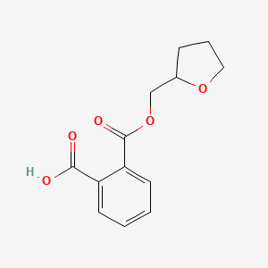 molecular formula C13H14O5 B12655626 Tetrahydrofurfuryl hydrogen phthalate CAS No. 35395-64-3