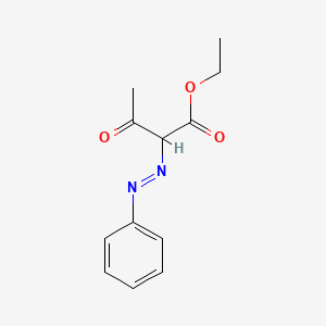 molecular formula C12H14N2O3 B1265565 Ethyl 2-(phenylazo)acetoacetate CAS No. 5462-33-9