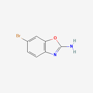 molecular formula C7H5BrN2O B1265573 2-Amino-6-bromobenzoxazole CAS No. 52112-66-0