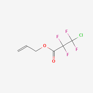 molecular formula C6H5ClF4O2 B12655734 Allyl 3-chloro-2,2,3,3-tetrafluoropropionate CAS No. 84145-21-1