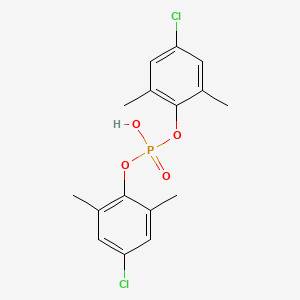 molecular formula C16H17Cl2O4P B12655755 Bis(4-chloro-2,6-dimethylphenyl) orthophosphate CAS No. 113282-36-3
