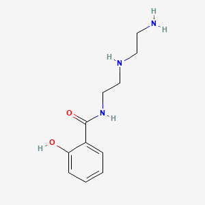 molecular formula C11H17N3O2 B12655778 N-[2-[(2-Aminoethyl)amino]ethyl]salicylamide CAS No. 76274-44-7