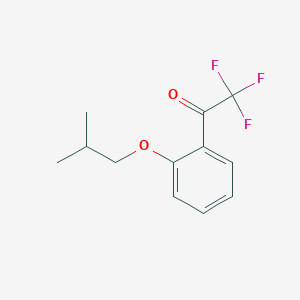 molecular formula C12H13F3O2 B12655812 2'-iso-Butoxy-2,2,2-trifluoroacetophenone 