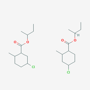 molecular formula C24H42Cl2O4 B12655823 Medlure CAS No. 13929-18-5