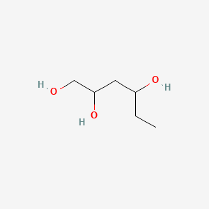 molecular formula C6H14O3 B12655834 1,2,4-Hexanetriol CAS No. 44815-64-7