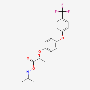molecular formula C19H18F3NO4 B12655876 Trifopsime CAS No. 72131-76-1