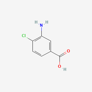 molecular formula C7H6ClNO2 B1265588 3-氨基-4-氯苯甲酸 CAS No. 2840-28-0