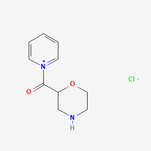 molecular formula C10H13ClN2O2 B12655883 1-(Morpholinecarbonyl)pyridinium chloride CAS No. 63629-87-8