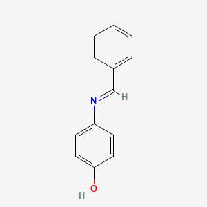 molecular formula C13H11NO B1265592 4-Benzylideneaminophenol CAS No. 588-53-4