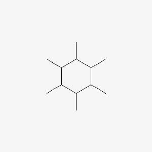 molecular formula C12H24 B12655922 Cyclohexane, 1,2,3,4,5,6-hexamethyl- CAS No. 1795-13-7