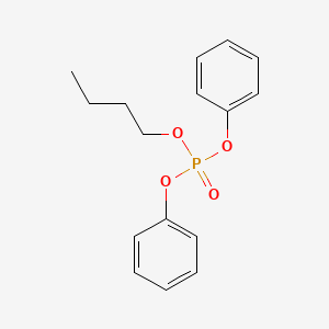 molecular formula C16H19O4P B1265594 Butyl diphenyl phosphate CAS No. 2752-95-6