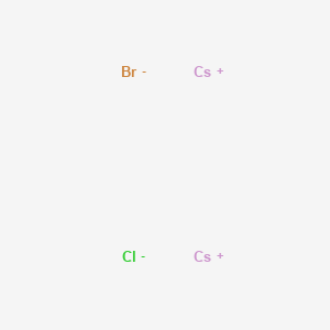 molecular formula BrClCs2 B12655959 Cesium chlorobromide CAS No. 12280-13-6