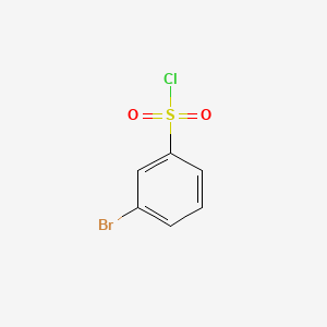 molecular formula C6H4BrClO2S B1265596 3-溴苯磺酰氯 CAS No. 2905-24-0