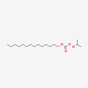 molecular formula C18H36O4 B12655968 O-Tetradecyl OO-isopropyl peroxycarbonate CAS No. 94089-15-3