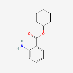 molecular formula C13H17NO2 B1265597 Cyclohexyl anthranilate CAS No. 7779-16-0