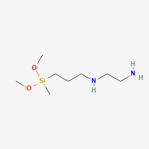 molecular formula C8H22N2O2Si B1265599 N-(2-Aminoethyl)-3-aminopropylmethyldimethoxysilane CAS No. 3069-29-2