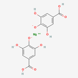 molecular formula C14H10MgO10 B12655990 Gallium magnesium oxide CAS No. 39336-08-8