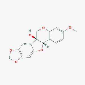 molecular formula C17H14O6 B126560 Pisatin CAS No. 20186-22-5