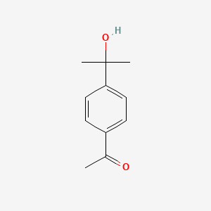 molecular formula C11H14O2 B1265602 Ethanone, 1-[4-(1-hydroxy-1-methylethyl)phenyl]- CAS No. 54549-72-3