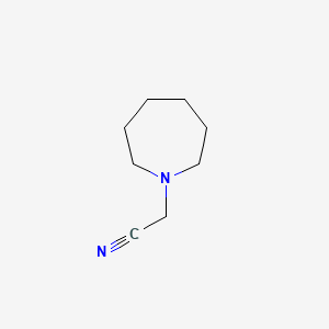 molecular formula C8H14N2 B1265603 Hexahydro-1H-azepine-1-acetonitrile CAS No. 54714-50-0
