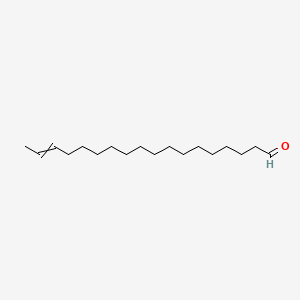 molecular formula C18H34O B12656033 16-Octadecenal CAS No. 56554-87-1