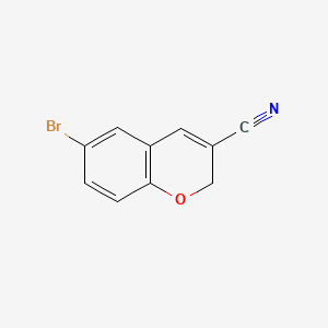 molecular formula C10H6BrNO B1265606 6-bromo-2H-chromene-3-carbonitrile CAS No. 57543-68-7
