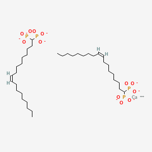 molecular formula C36H68CaO12P4-6 B12656086 Calcium di((Z)-9-octadecenyl) diphosphonate CAS No. 61392-16-3